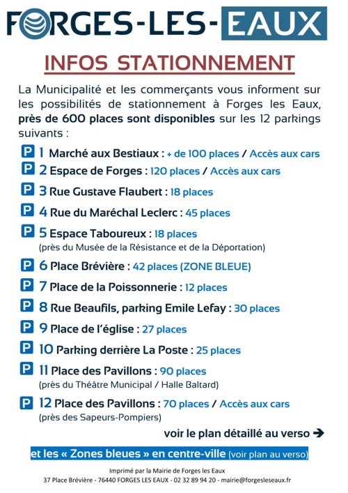 Ville de Gisors - STATIONNEMENT ZONE BLEUE Le